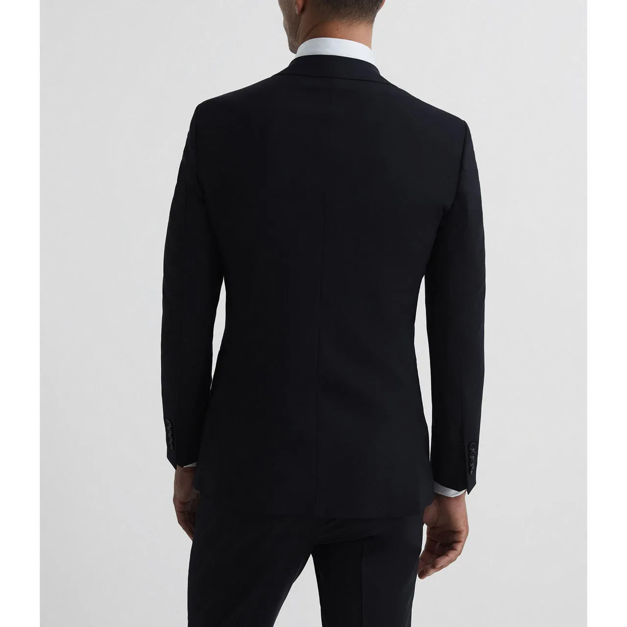 REISS Hope Notch Travel Blazer - Black