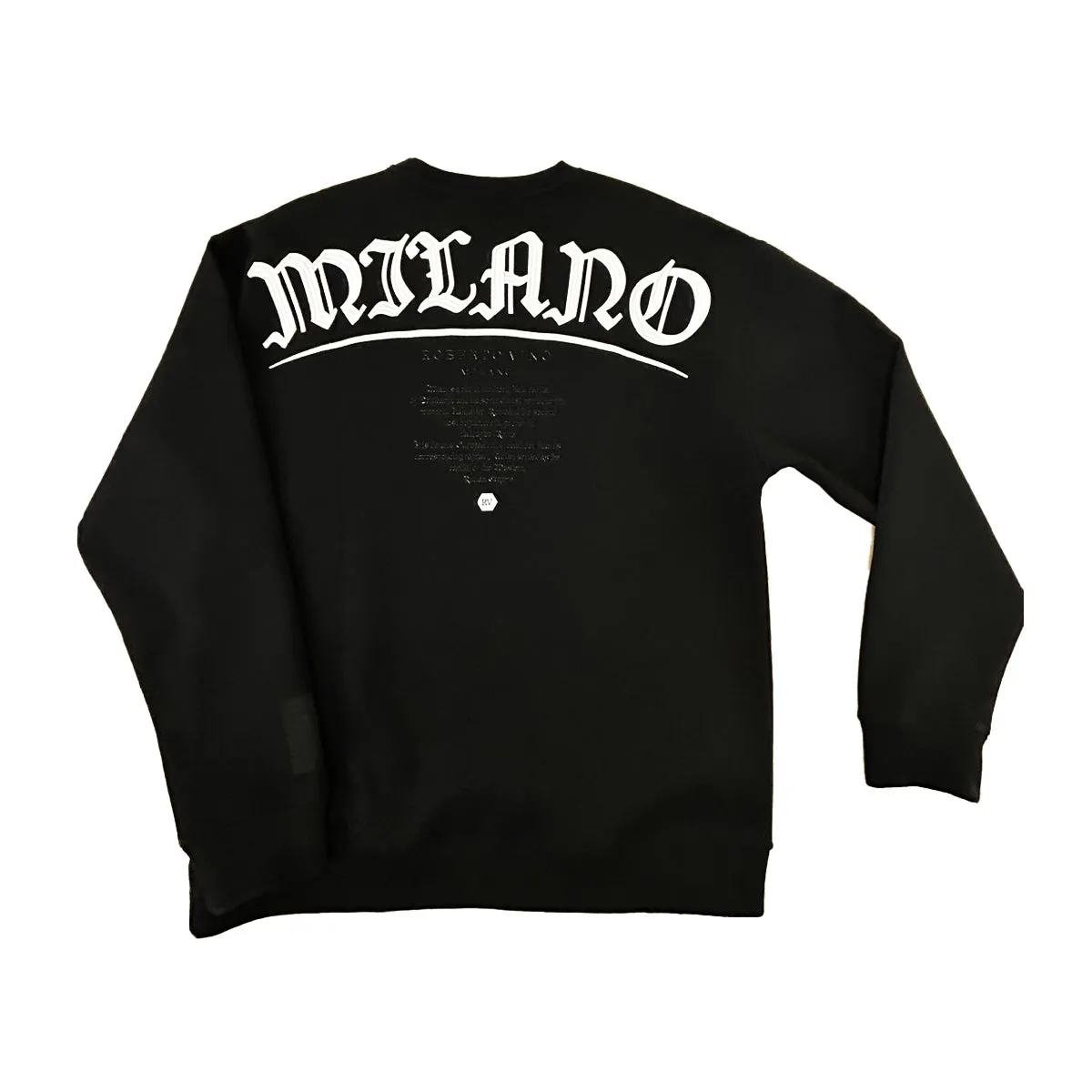 Roberto Vino Milano Mens Sweatsuit RVJS5 Black/White