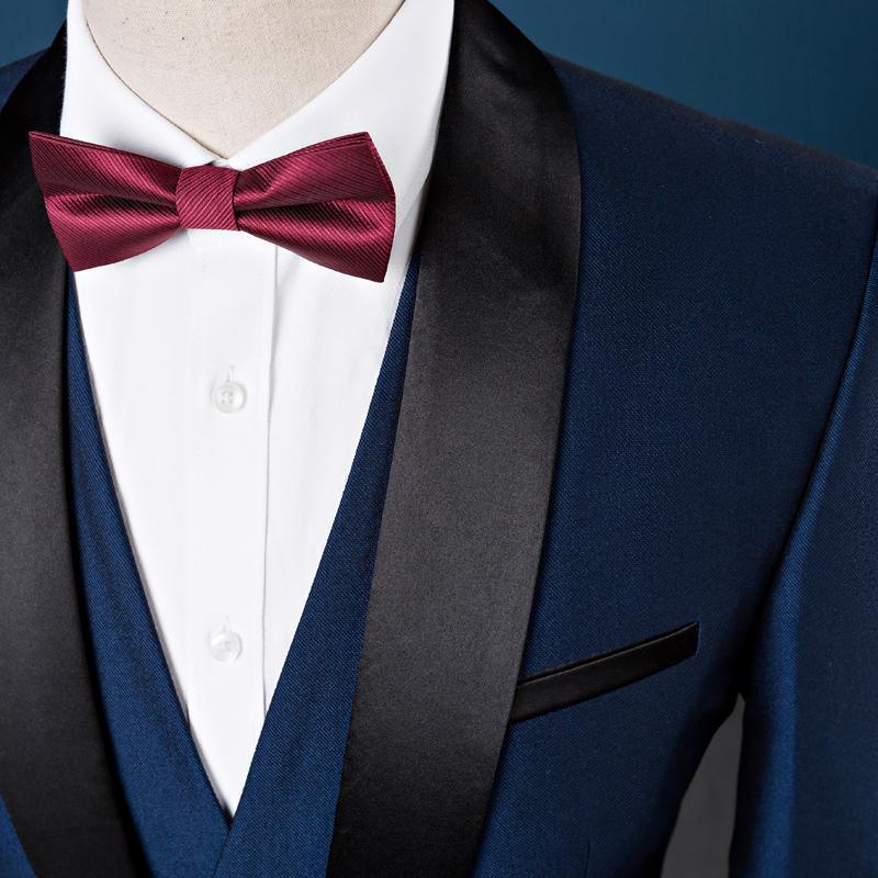 Shawl Collar Tuxedo 3 Piece Suit