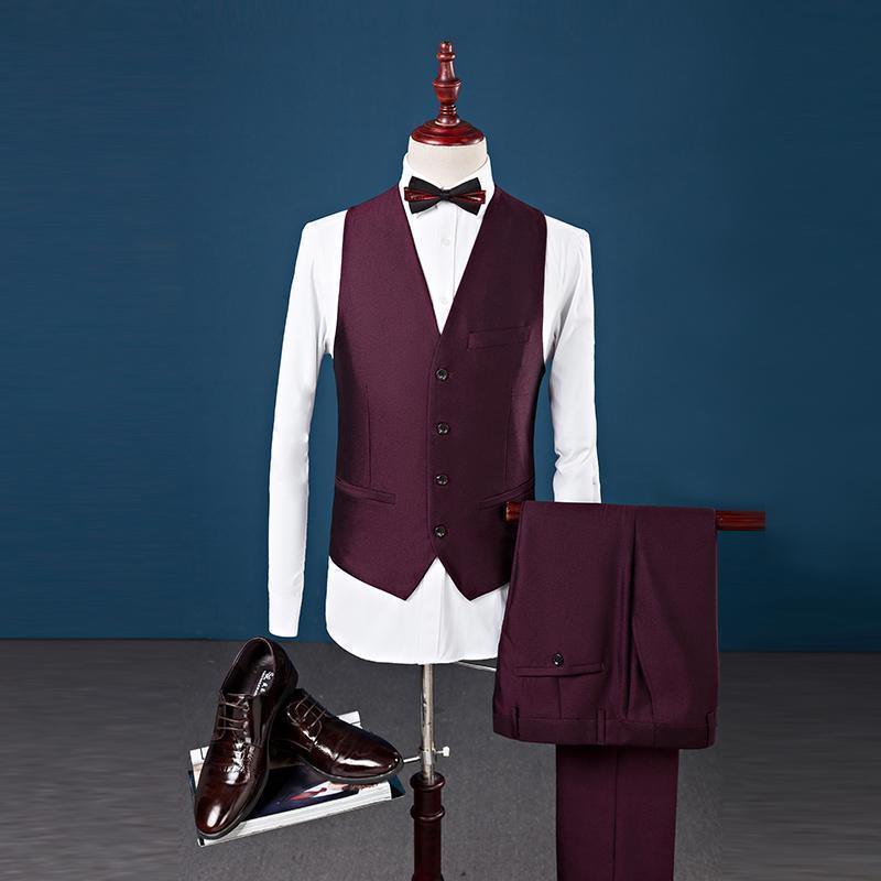 Shawl Collar Tuxedo 3 Piece Suit