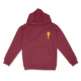 SKATEMENTAL TAKE A HIKE HOODIE - CARDINAL