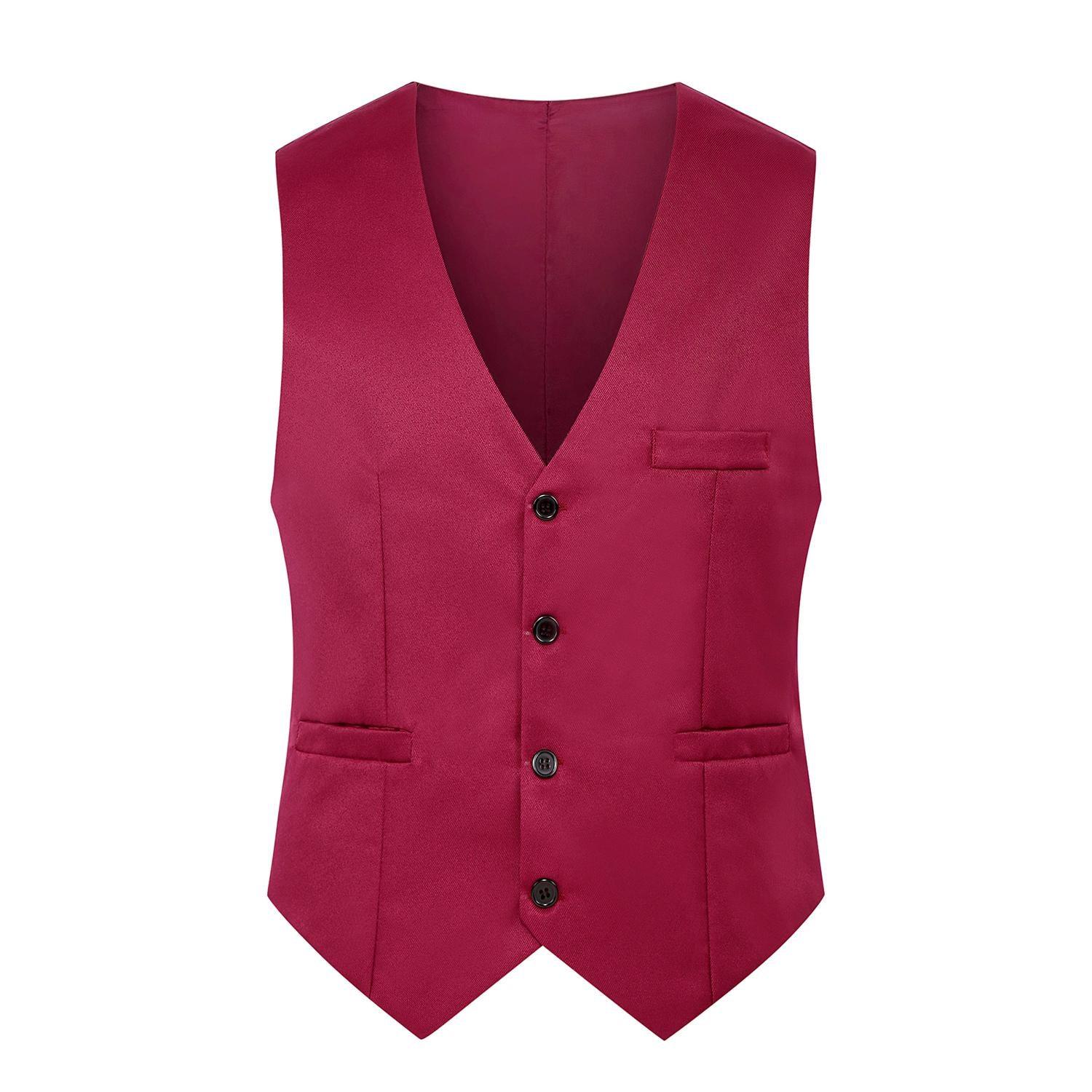 Slim Fit Suit Vest Formal Businss