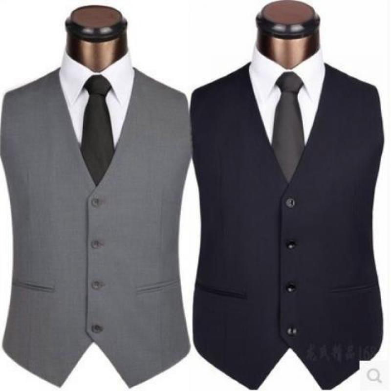 Slim Fit Suit Vest Formal Businss