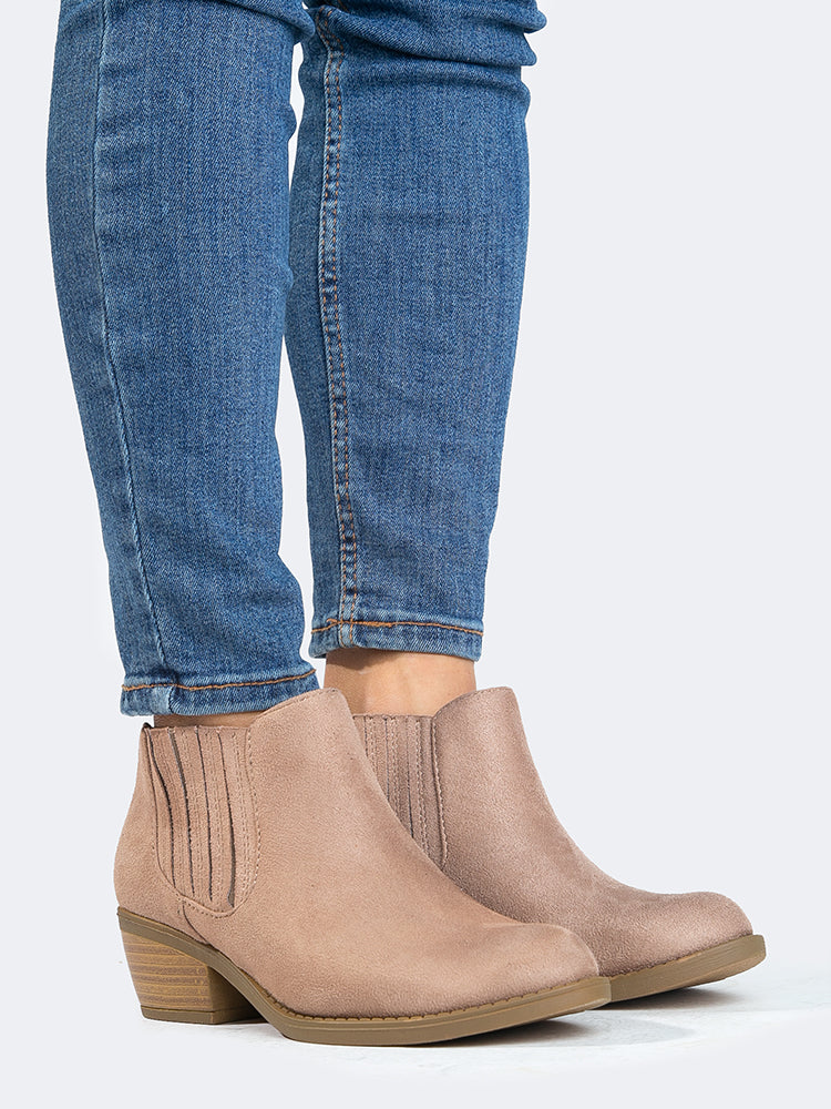 Slip On Ankle Booties