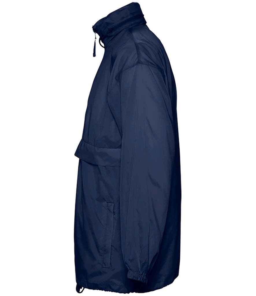 SOL'S Unisex Surf Windbreaker Jacket - Navy