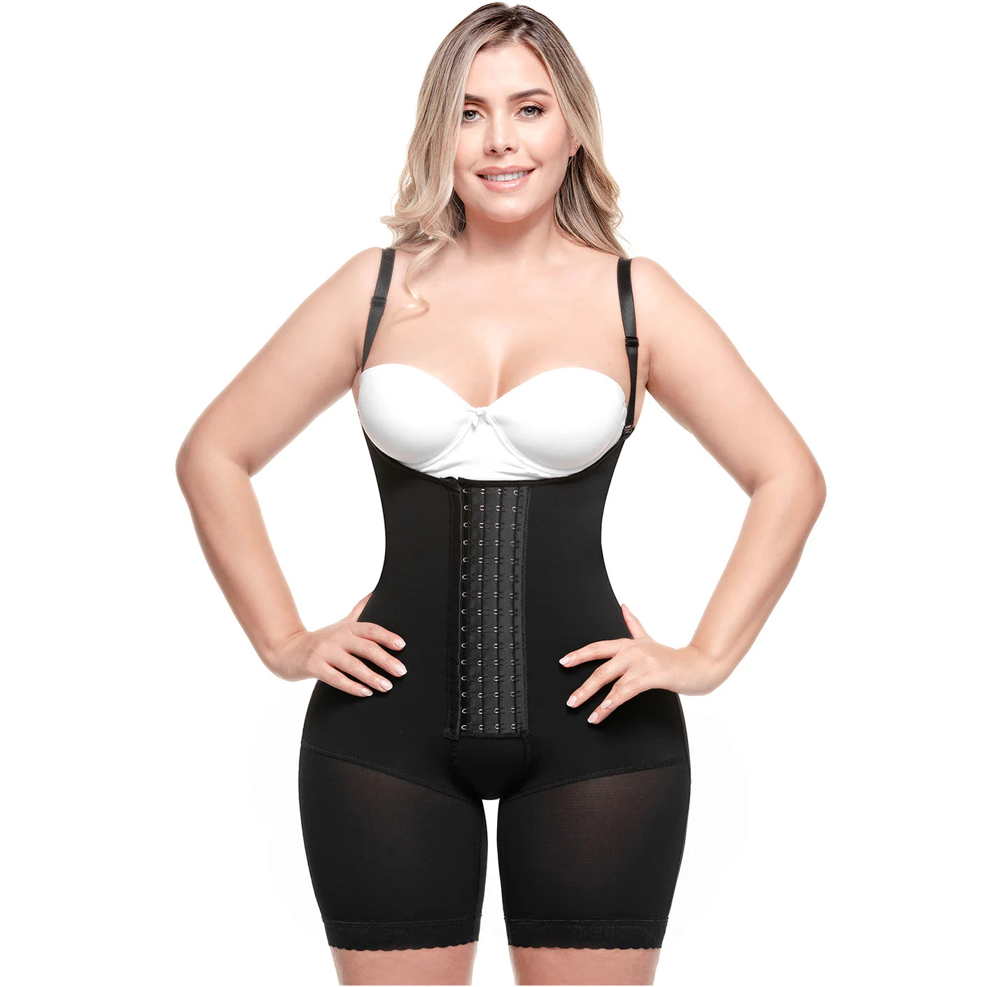 SONRYSE 047BF | Postpartum Post Surgery Compression Garment | Tummy Control Butt Lifter Body Shaper | Daily Use Open Bust Shapew