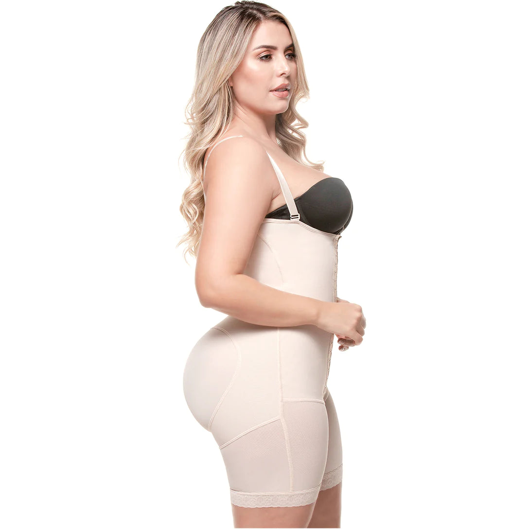 SONRYSE 047BF | Postpartum Post Surgery Compression Garment | Tummy Control Butt Lifter Body Shaper | Daily Use Open Bust Shapew