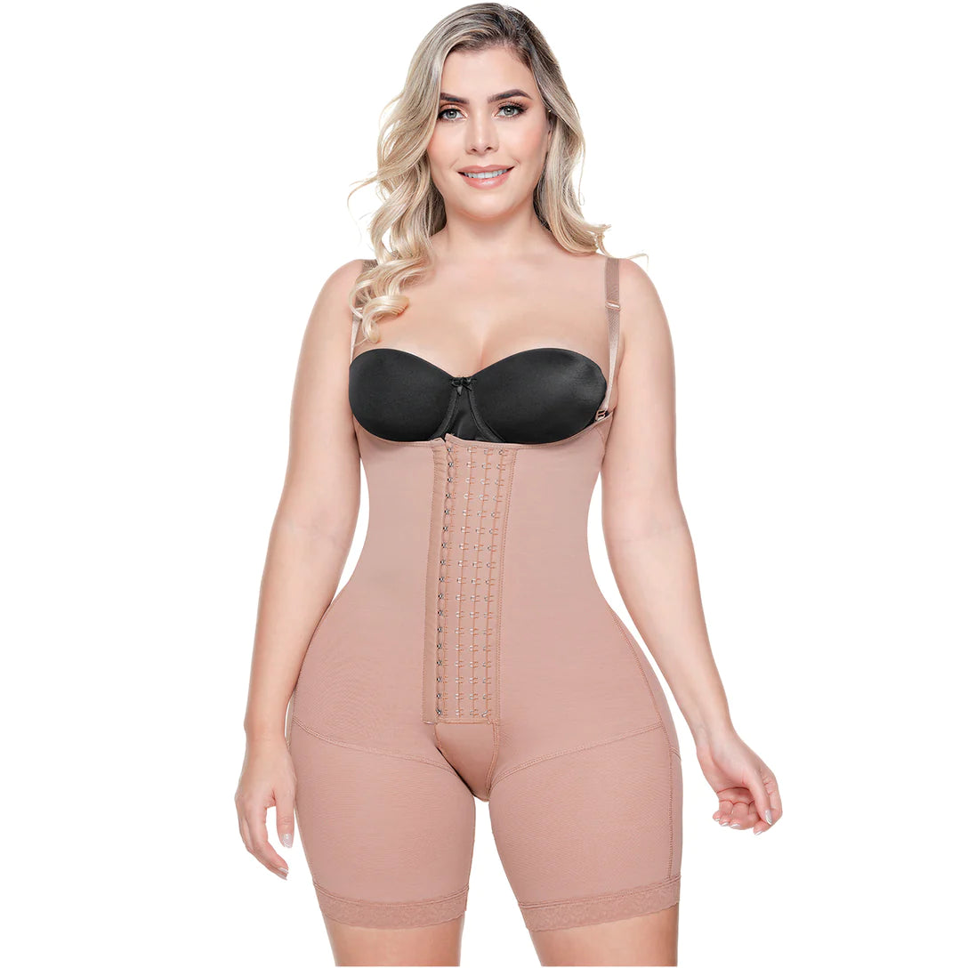 SONRYSE 047BF | Postpartum Post Surgery Compression Garment | Tummy Control Butt Lifter Body Shaper | Daily Use Open Bust Shapew