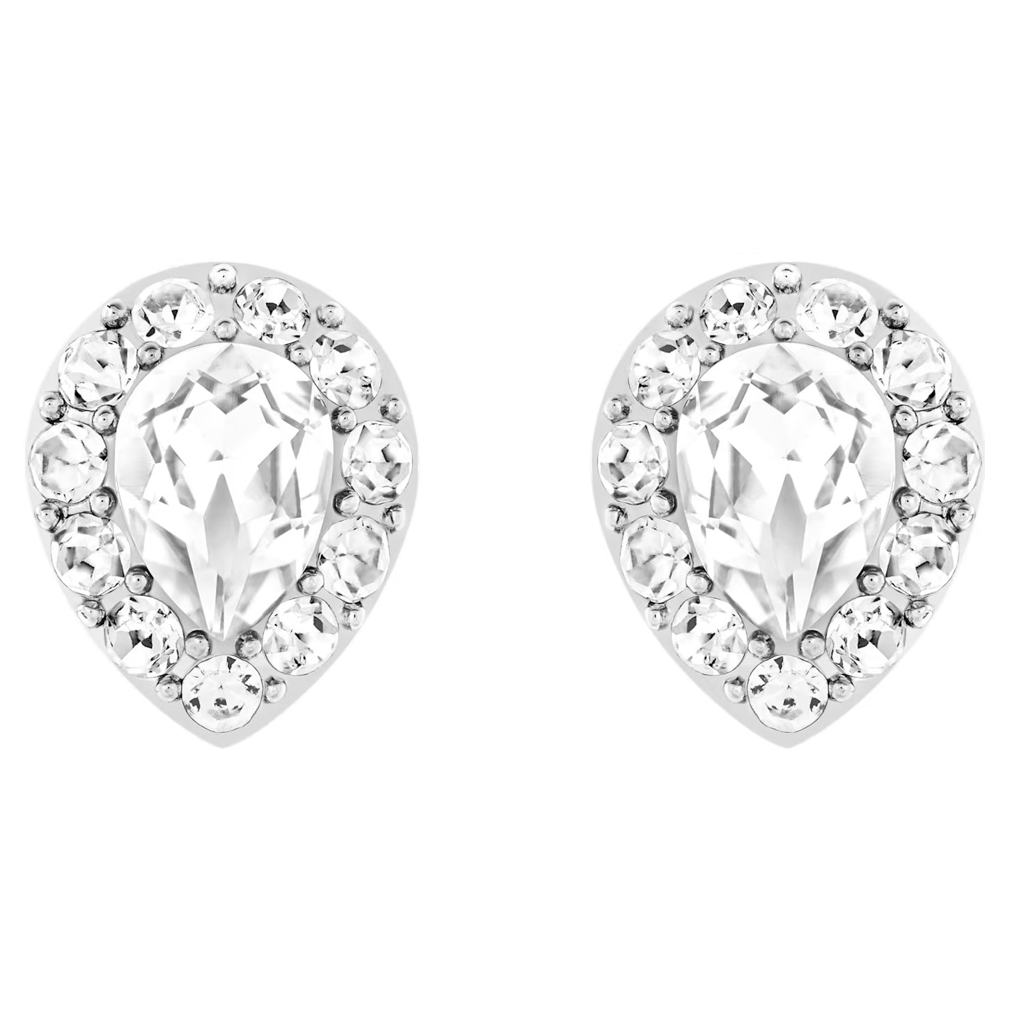 Swarovski Laina Earring Jackets White, Rhodium plated -5528494