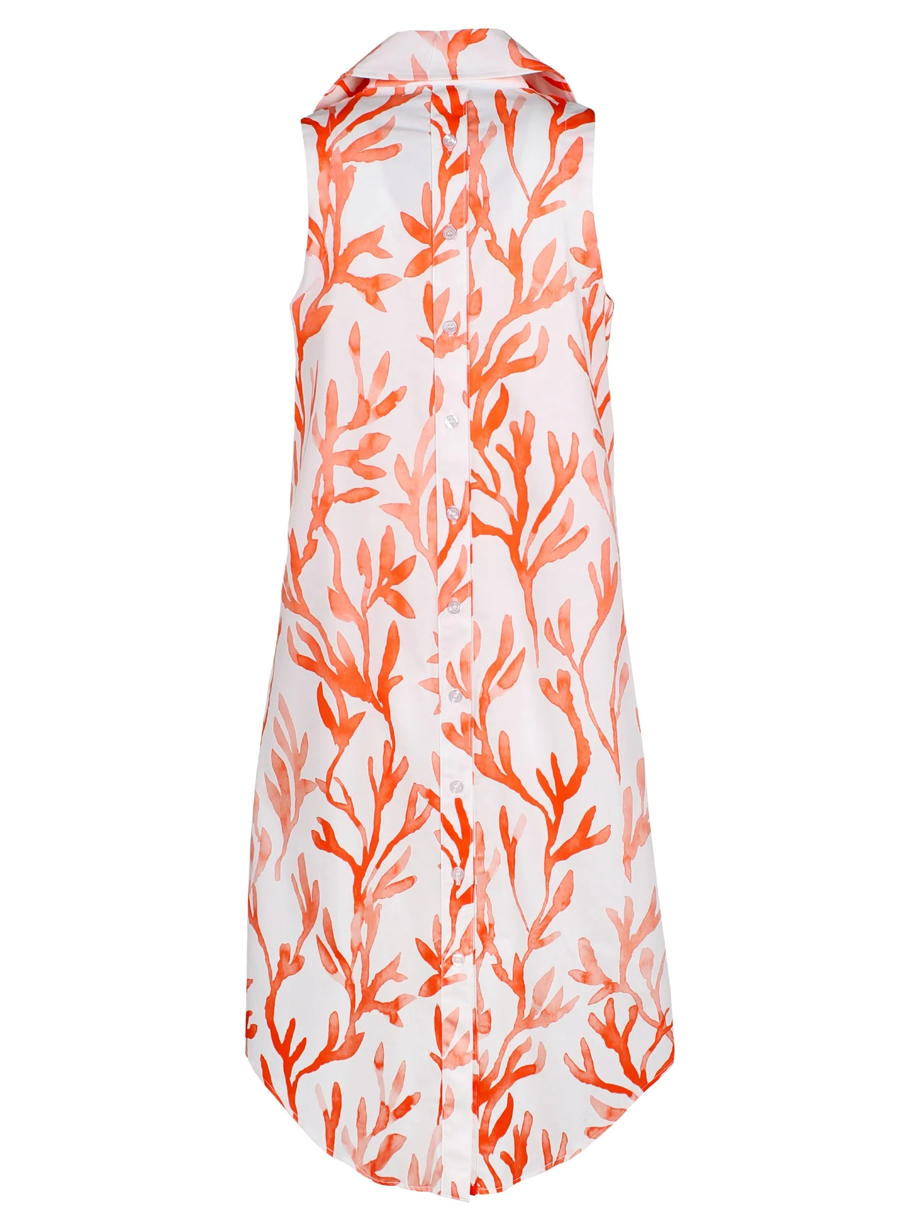 Swing Dress Coral Reef Print