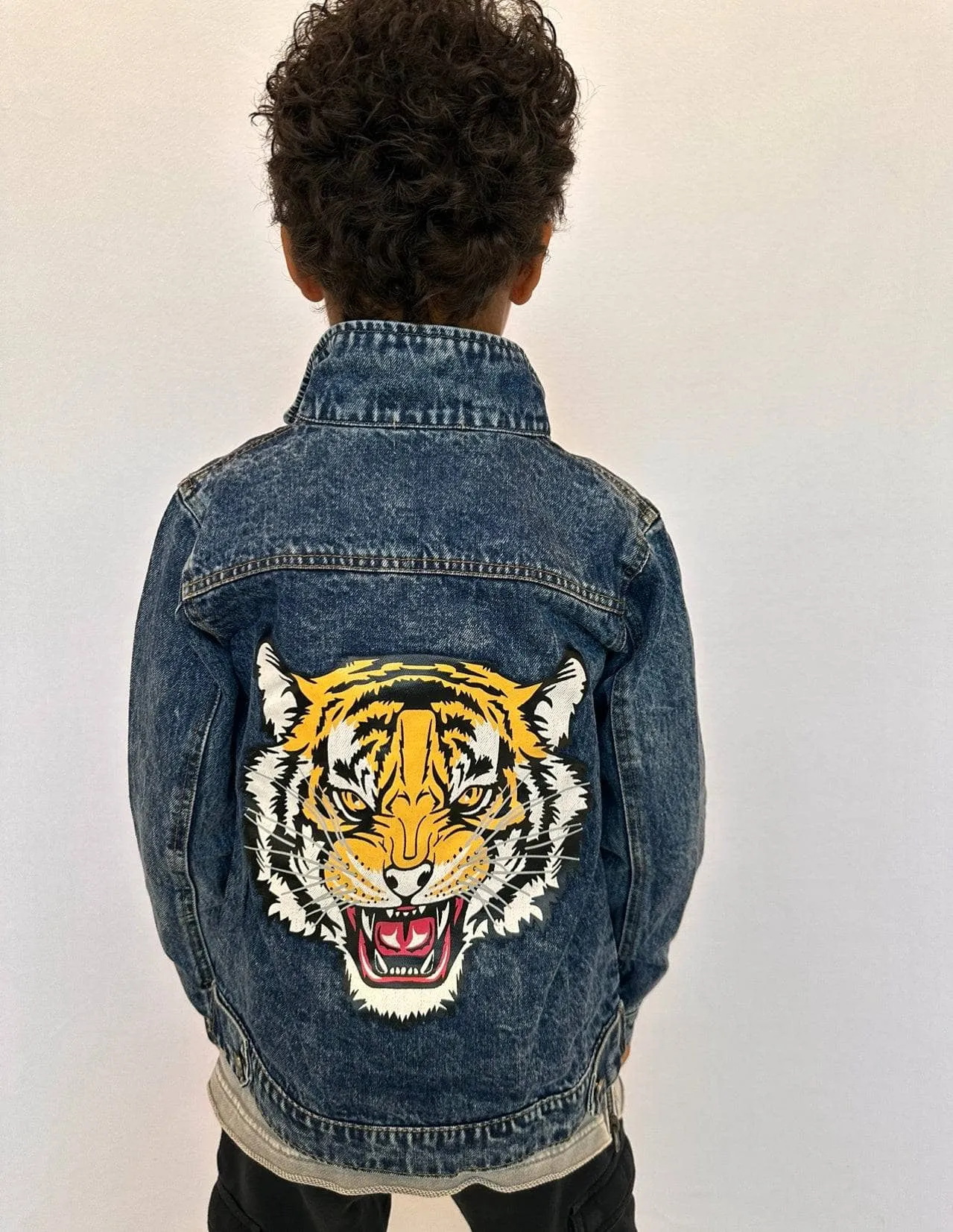 Tiger Art Denim Jacket