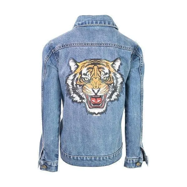 Tiger Art Denim Jacket