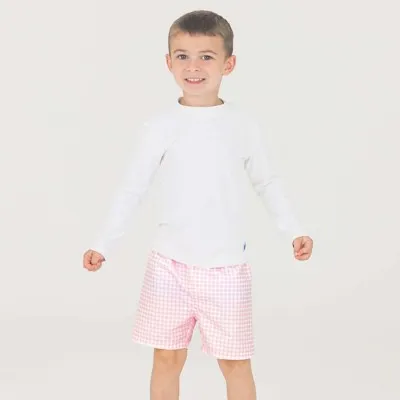 Toddler Boys' RuggedButts Solid Swim Rashguard