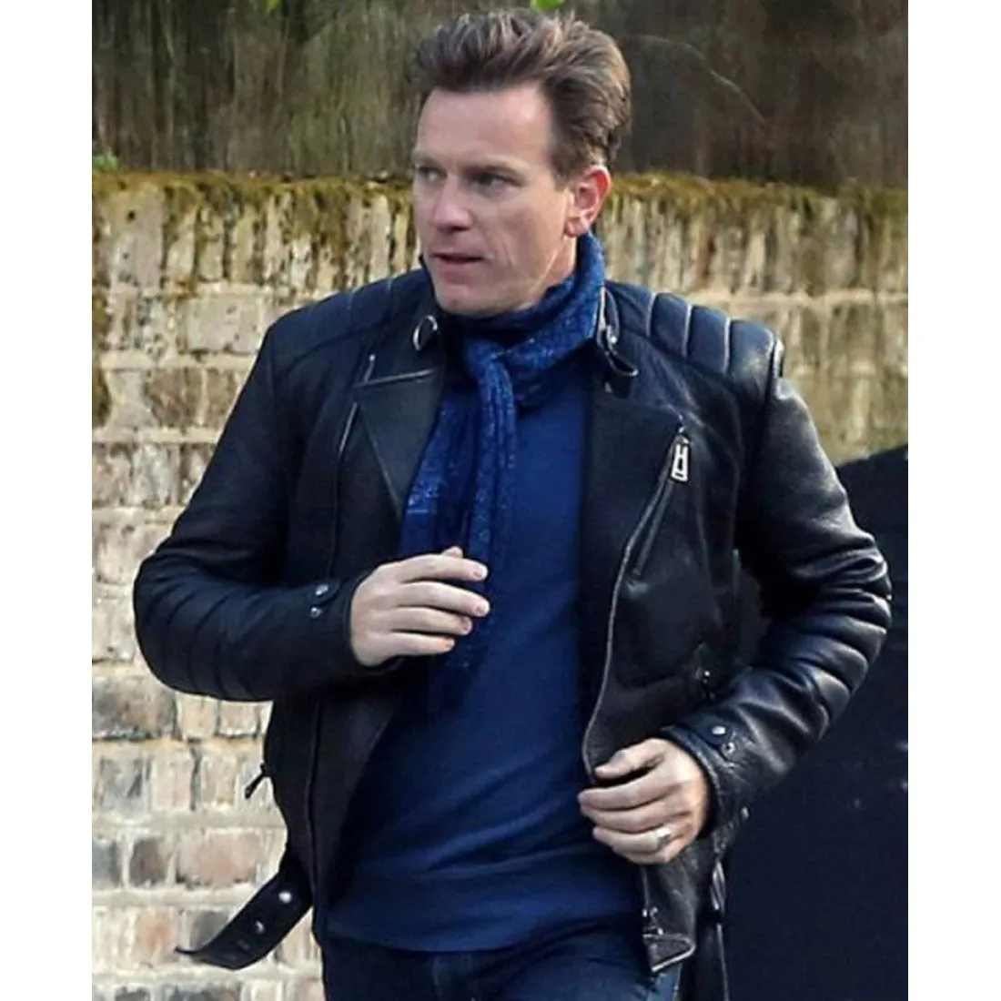 Trainspotting Ewan McGregor Leather Jacket - Famous Jackets