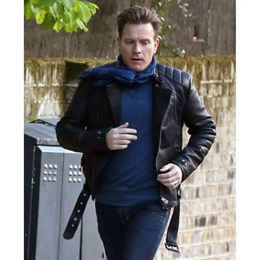 Trainspotting Ewan McGregor Leather Jacket - Famous Jackets