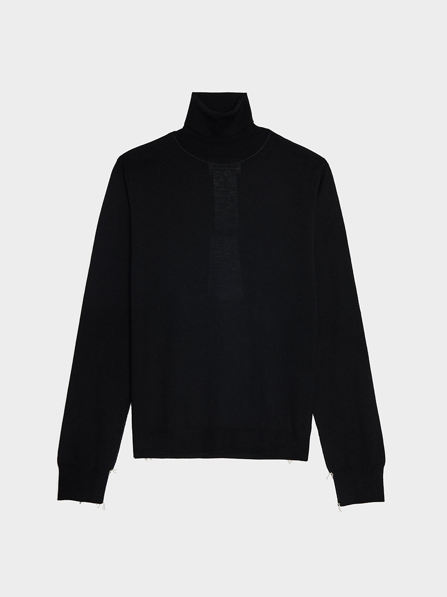 Turtle Neck Sweater, Black