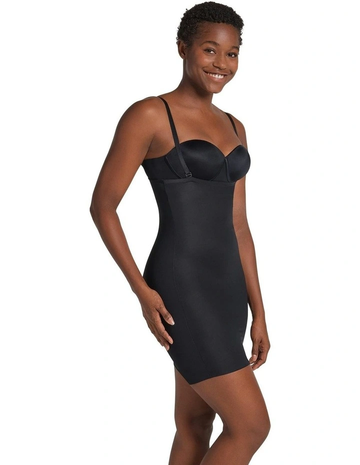 Undetectable Skort Shapewear Slip Skirt And Anti Chafe Short in Black