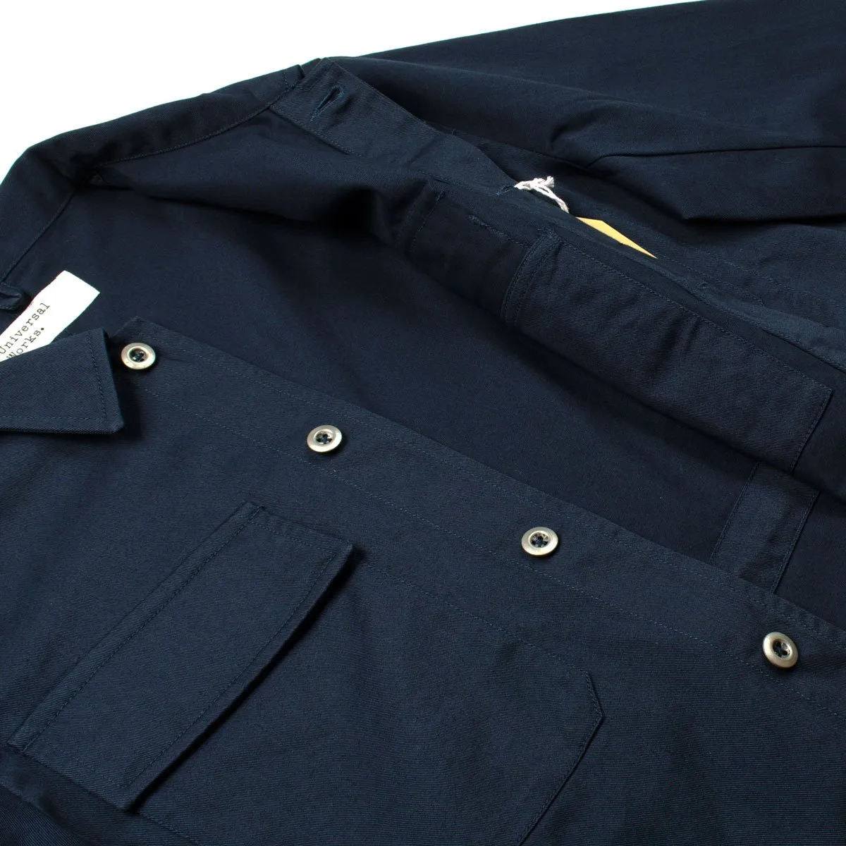 Universal Works - MW Chore Overshirt Twill - Navy