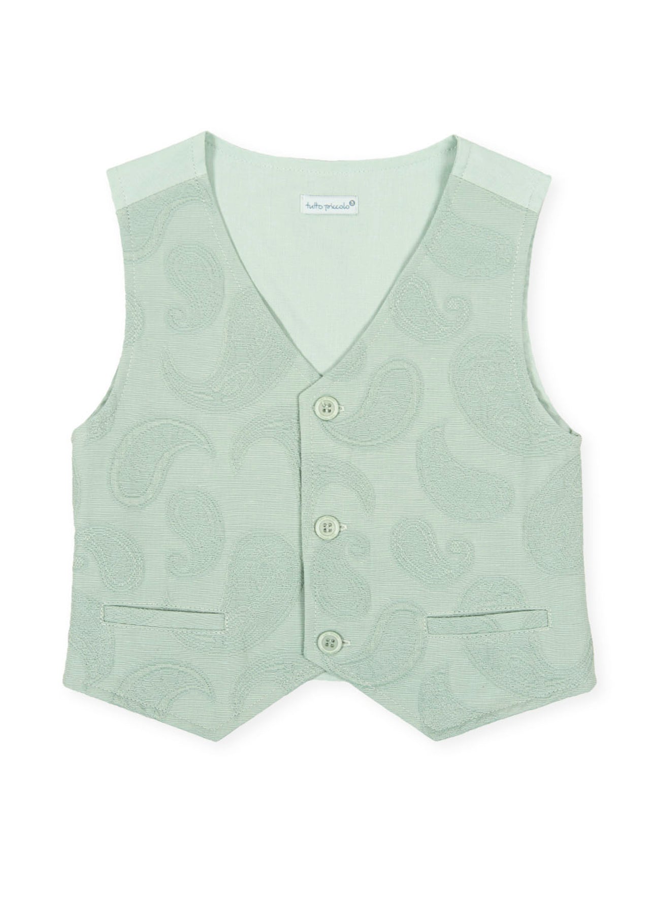 Vals Waistcoat for Boy - Khaki