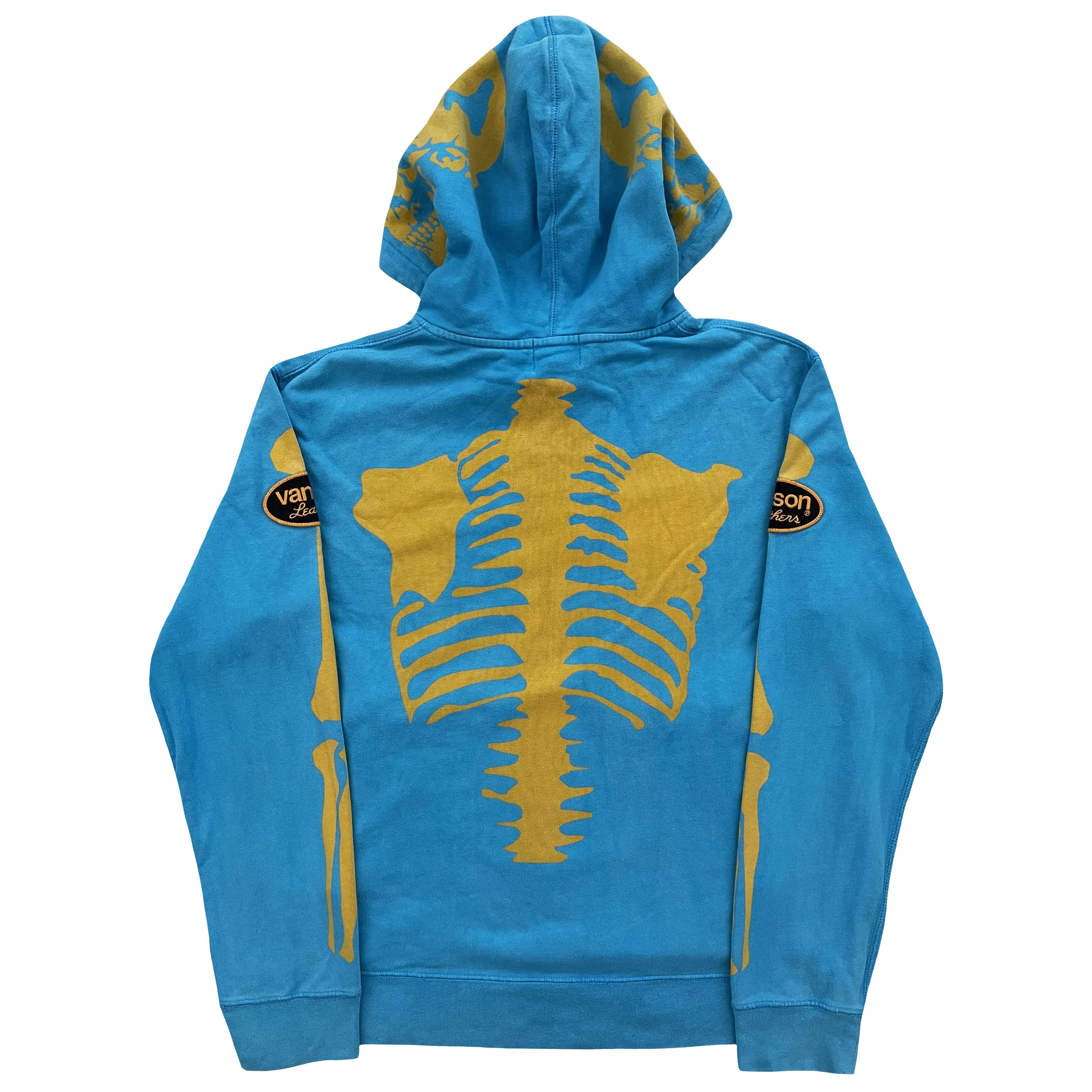 Vanson Leathers Skeleton Hoodie - XL