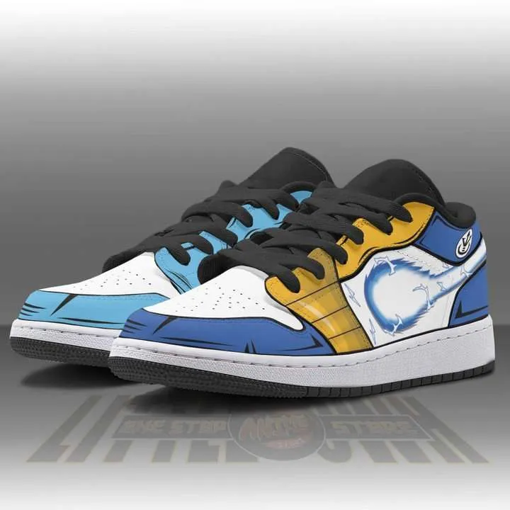 Vegeta x Bulma Shoes Dragon Ball Z Anime JD Low Top Sneakers