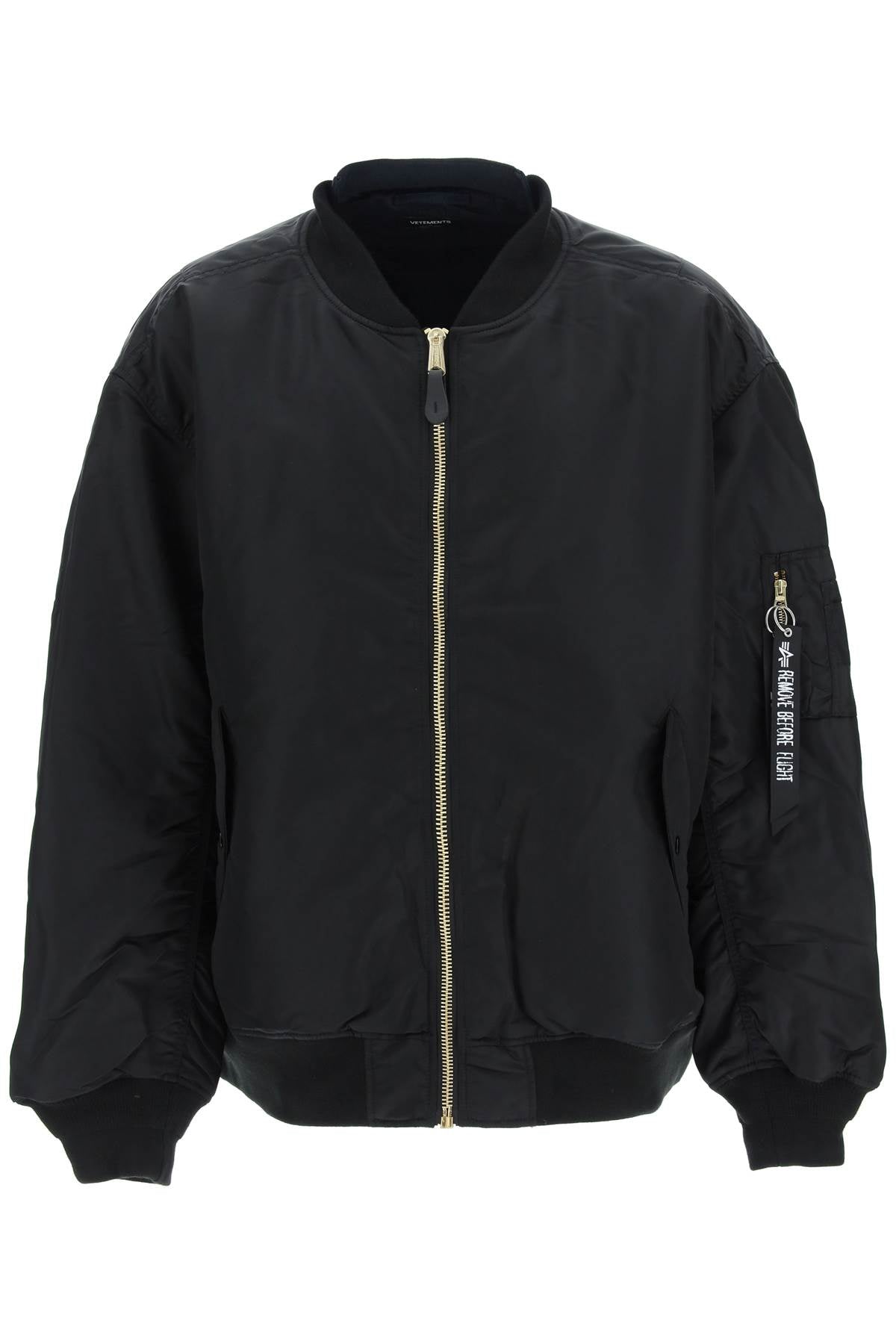 Vetements Zipped Bomber Jacket