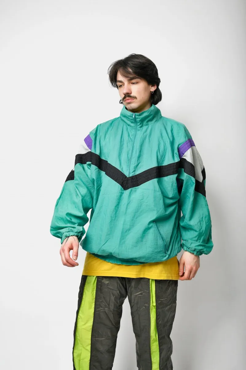 Vintage green windbreaker