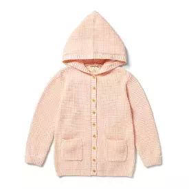 Wilson & Frenchy Knitted Button Jacket - Blush