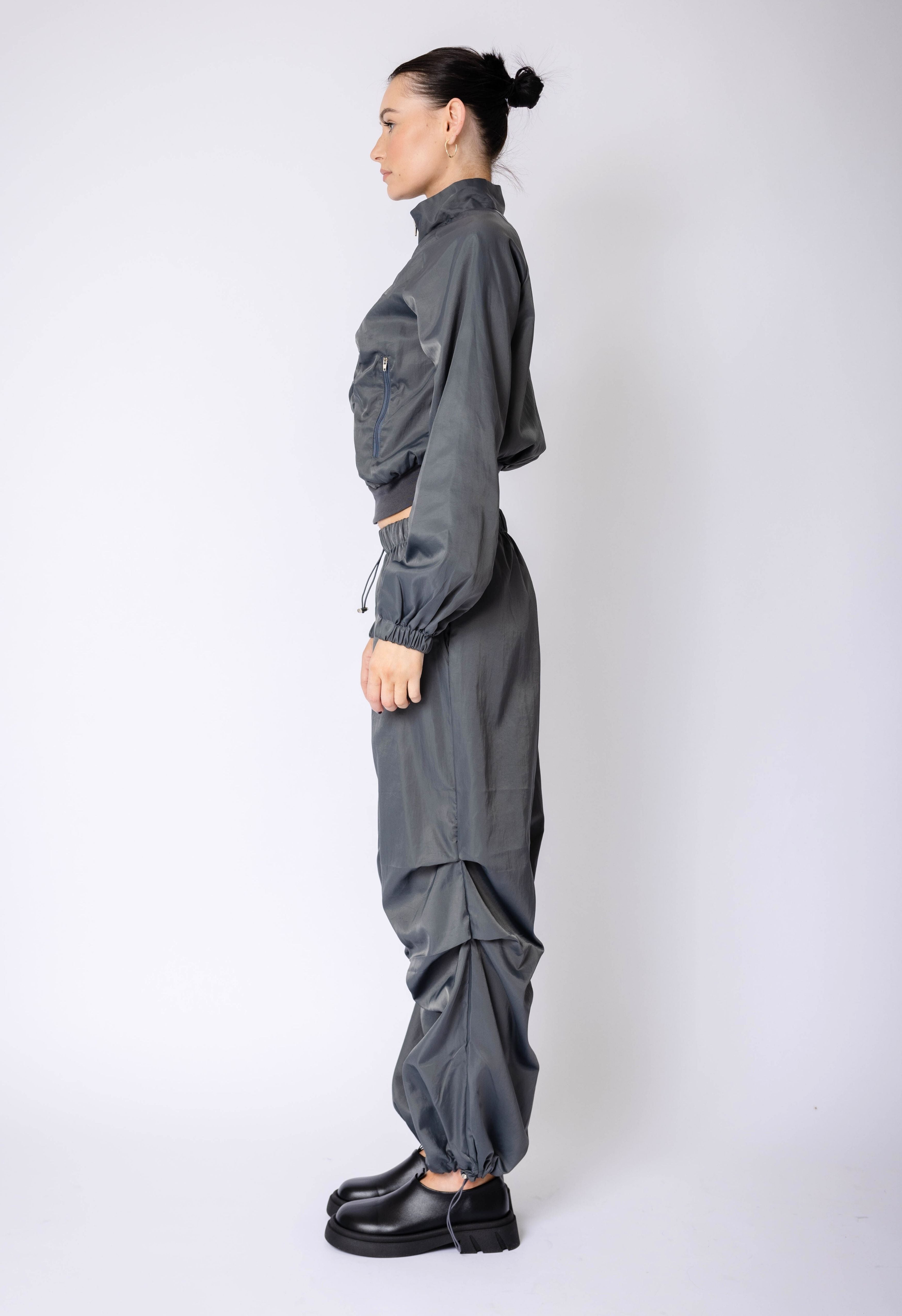 Windbreaker Cargo Pant in Forest Grey