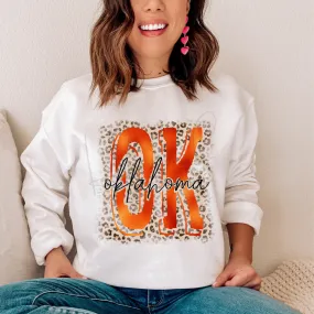 XO, Hannah - Leopard OK OSU Colors: Adult XL / Tee