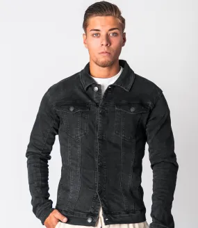 Zumo Slim Fit Jackets EL-PASO-FANCY BlackGrey